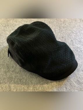 Harley Davidson Black Gray Driver Newsboy Cap OS Adjustable, Embroidered Logo